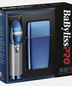 BABYLISS PRO BLUE FX COLLECTION OUTLINER TRIMMER & DOUBLE FOIL SHAVER DUO (NEW)
